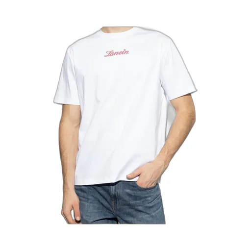 Lanvin Logo Embroidered Crewneck T-Shirt