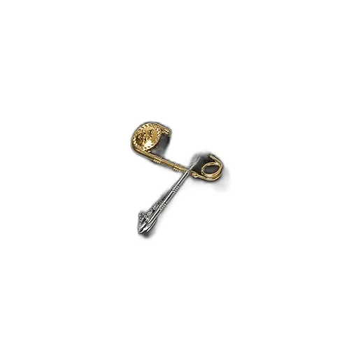 Versace Safety Pin Detailed Half Sleeved Dress
