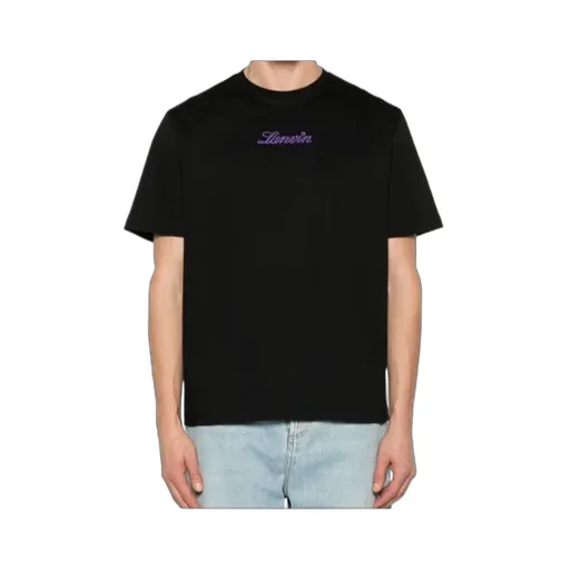 Lanvin Logo Embroidered Crewneck T-Shirt