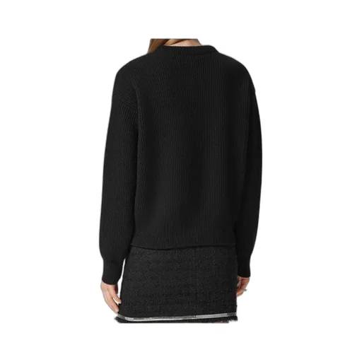 Versace Logo Appliqu Crewneck Jumper