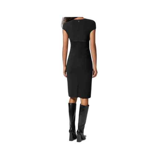 Versace Medusa V-Neck Midi Dress