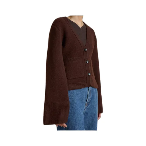 Khaite Scarlet V-Neck Cardigan