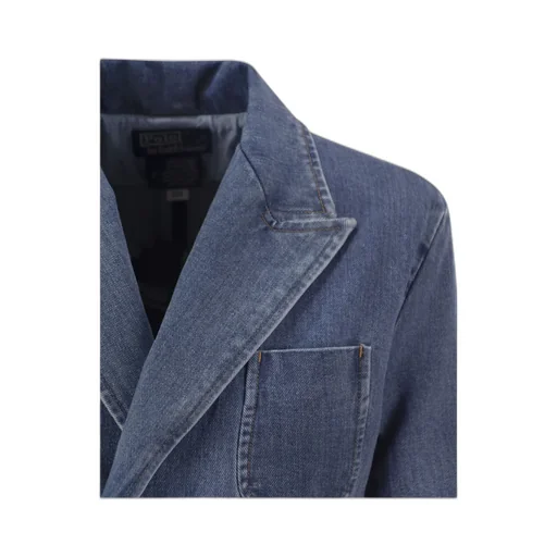 Polo Ralph Lauren Double-Breasted Denim Blazer