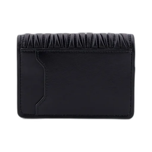 Miu Miu Logo-Lettering Matelassé Cardholder