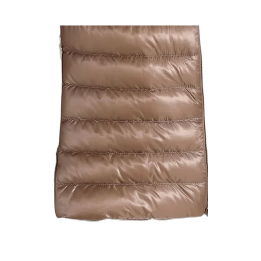 Zippered Quilted Down Jacket