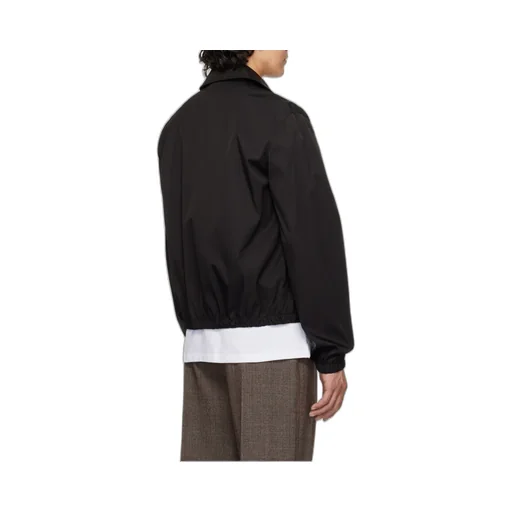 Ami	Paris Logo-Lettering Zip-Up Bomber Jacket