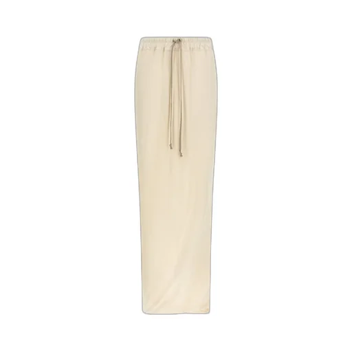 Rick Owens Drkshdw Pull On Pillar Drawstring Maxi Skirt