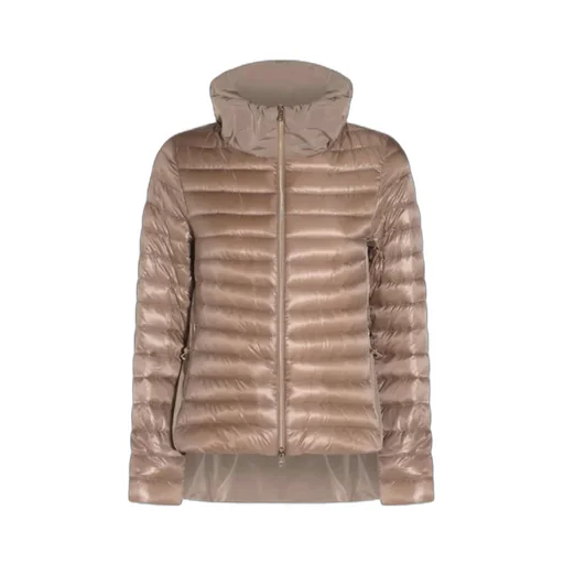 Zippered Quilted Down Jacket