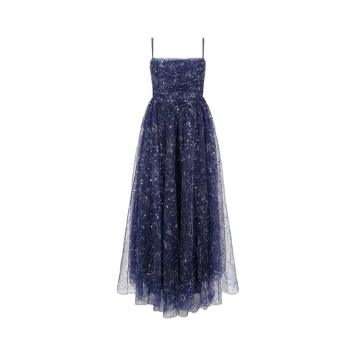 Staud Bettina Sequin Embellished Midi Dress