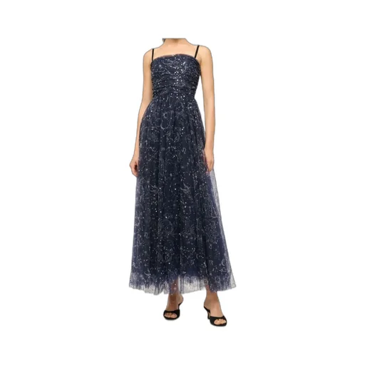 Staud Bettina Sequin Embellished Midi Dress