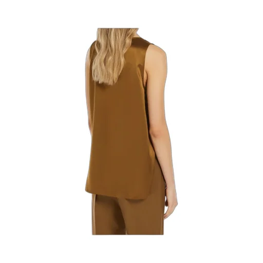 Max Mara Filly V-Neck Sleeveless Top