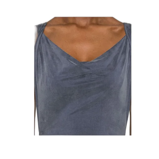 Vivienne Westwood Scoop Neck Ruched Maxi Dress