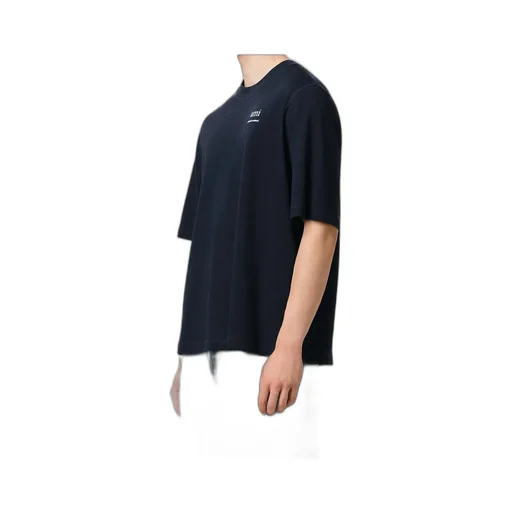 Ami Paris Logo Printed Crewneck T-Shirt