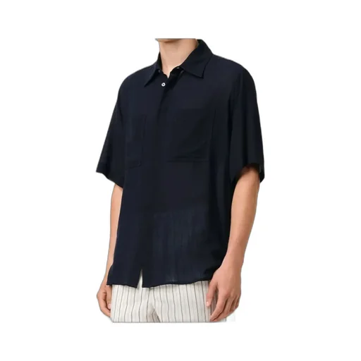 Ami Paris Short Sleeved Straight Hem Shirt