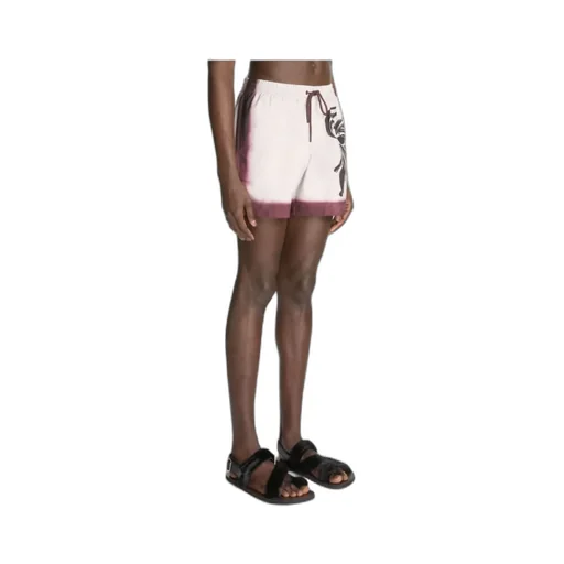 Ombre-Trim Swim Shorts