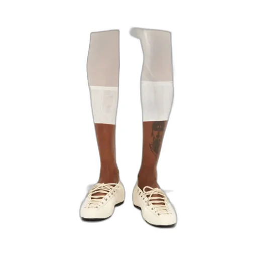 Ganni Lace-Up Ballet Shoes