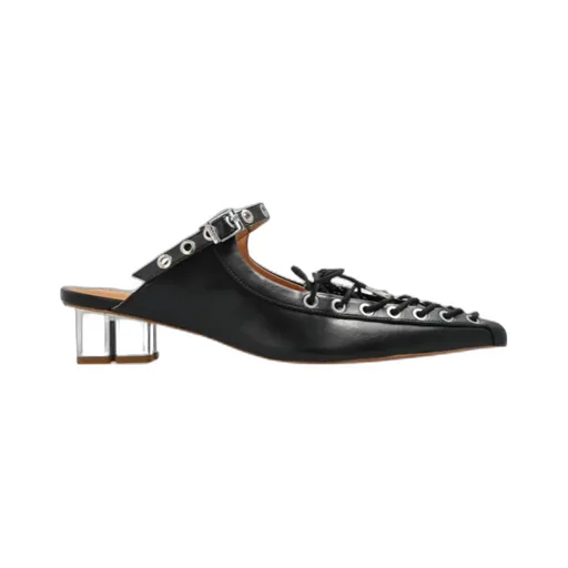 Ganni Eco Leather Heeled Mules