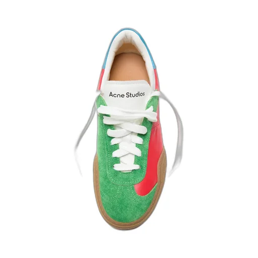 Acne Studios Round Toe Lace-Up Sneakers
