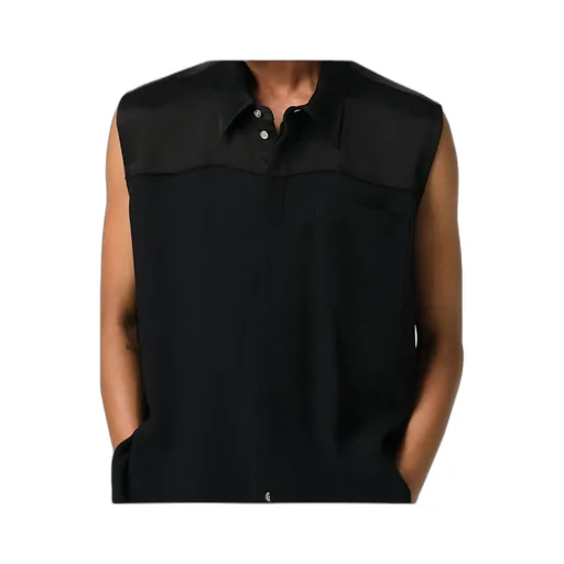 Ami Contrasted Top Sleeveless Shirt