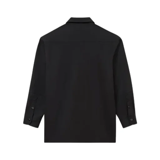 Oversized Shirt In Technical Cotton Boke Flower 2.0