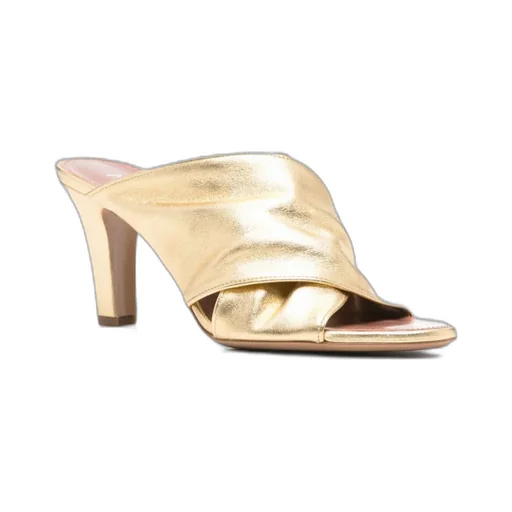 Round-Toe High-Heeled Sandals