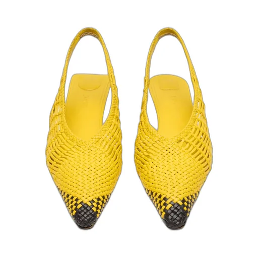 Jacquemus The Low Cubisto Banane Sling-Backs