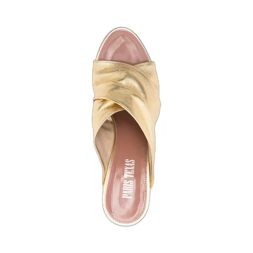 Round-Toe High-Heeled Sandals