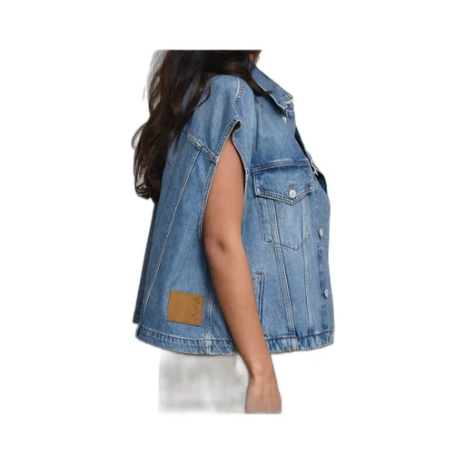 Haikure Classic Button-Down Denim Shirt
