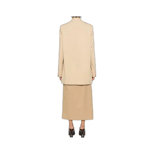 Beige Double-Breasted Blink Blazer Dries Van Noten