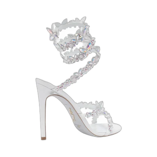 Rene Caovilla Embellished High-Heeled Sandals