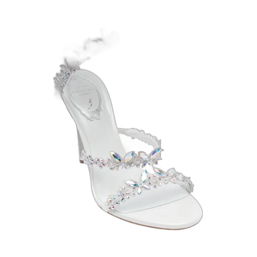 Rene Caovilla Embellished High-Heeled Sandals