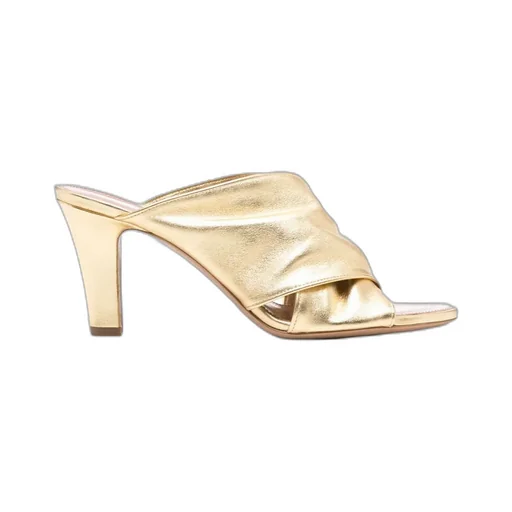 Round-Toe High-Heeled Sandals