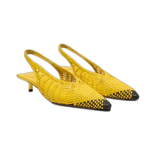 Jacquemus The Low Cubisto Banane Sling-Backs