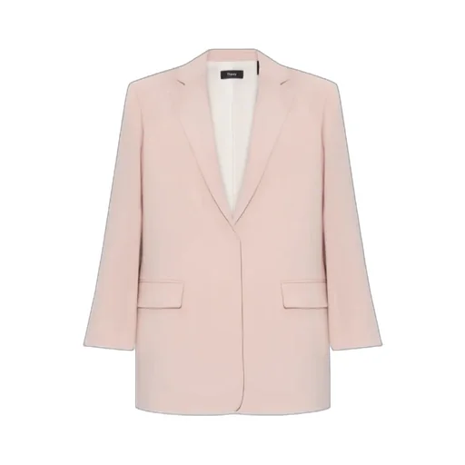 Theory Single-Breasted Crepe Blazer