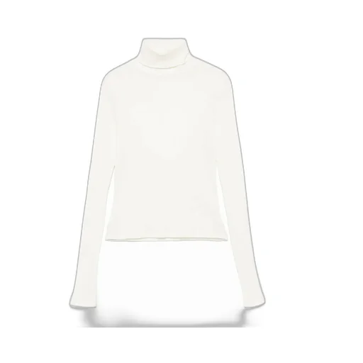 Ribbed Roll-Neck Top