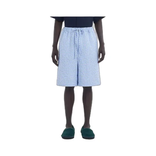 Marni Checked Drawstring Shorts