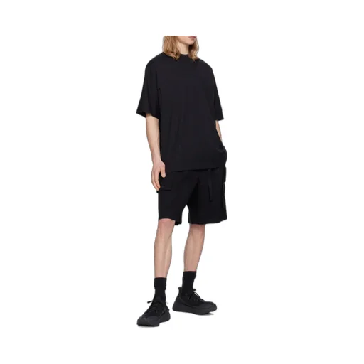 Y-3 Twill Asymmetric Cargo Shorts
