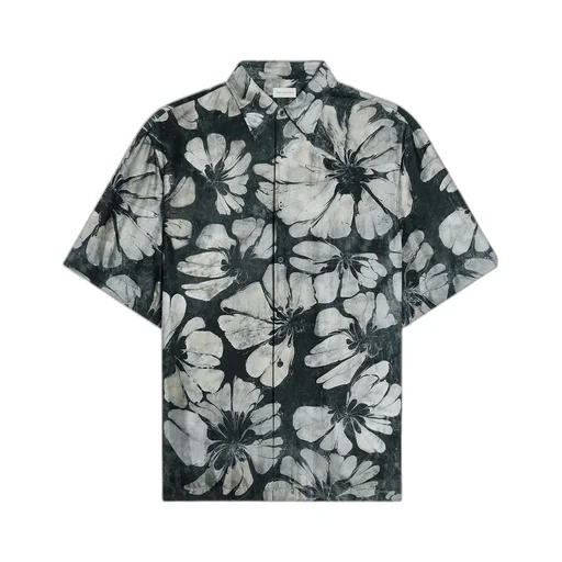 Dries Van Noten Cassidye Printed Short-Sleeved Shirt
