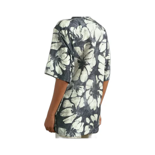 Dries Van Noten Cassidye Printed Short-Sleeved Shirt