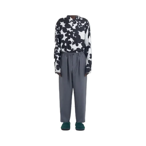 Marni Straight-Leg Cropped Trousers