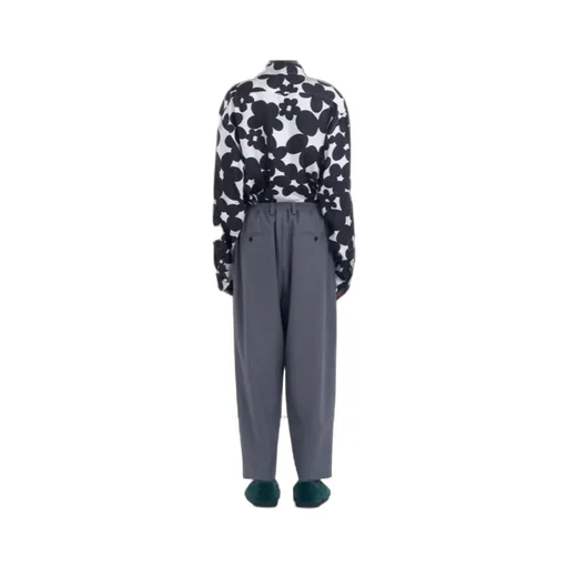 Marni Straight-Leg Cropped Trousers