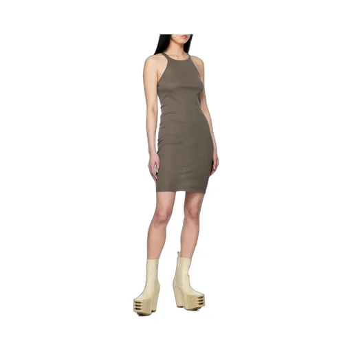 Rick Owens Drkshdw Racerback Sleeveless Tank Mini Dress