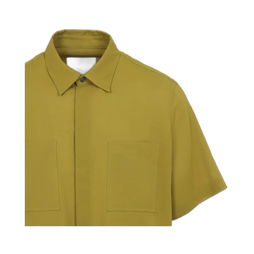 Ami Paris Short Sleeved Straight Hem Shirt