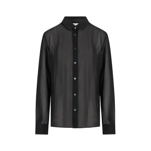 Ami Collared Long-Sleeve Shirt
