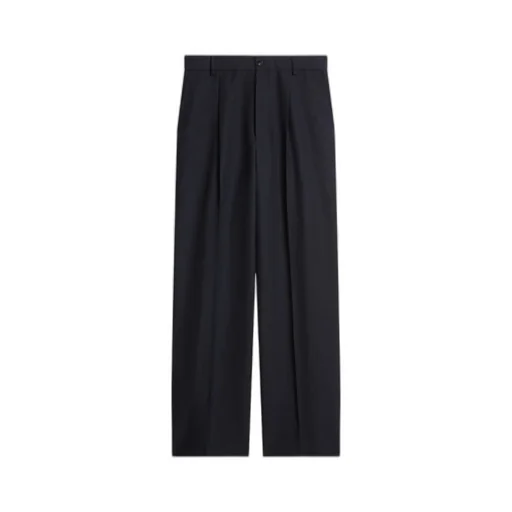 Dries Van Noten Pressed Creased Straight-Leg Trousers