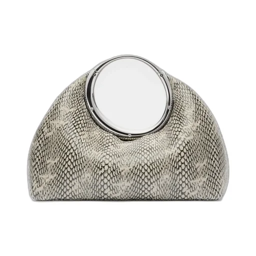 Jacquemus Le Petit Calino Snakeskin Clutch Bag