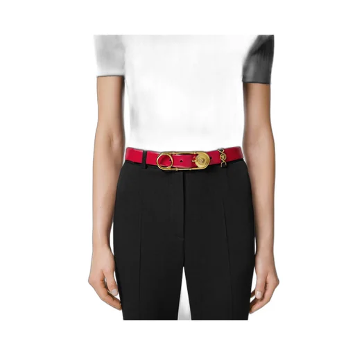 Versace Medusa Detailed Safety-Pin Belt