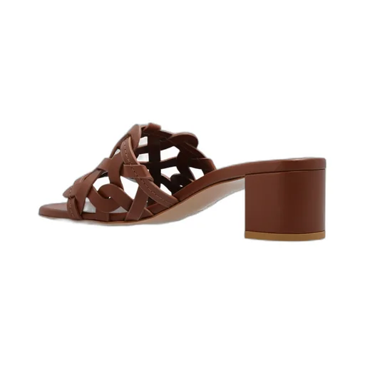 Gianvito Rossi Amalfi Interwoven Strap Mules