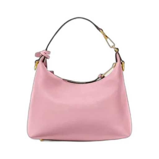 Versace Logo Plaque Zipped Shoulder Bag