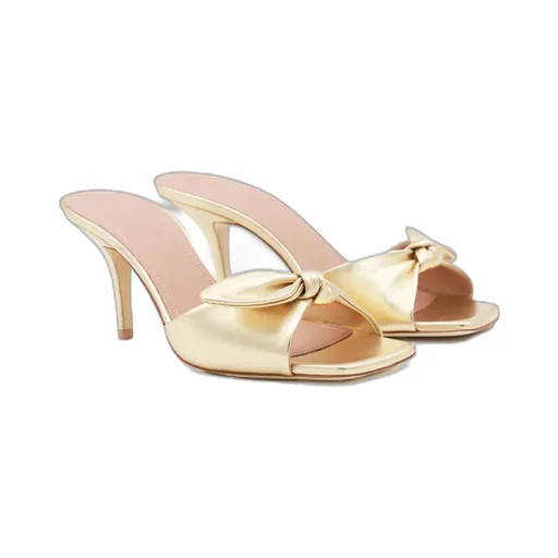 Malone Souliers Square Open Toe Slip-On Sandals